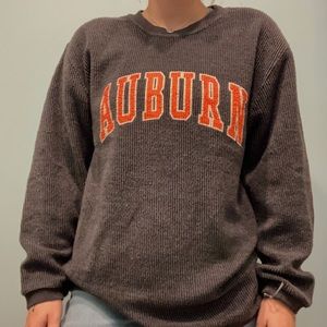 Auburn Corded Fleece Crew